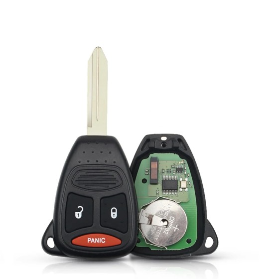 2004-2013 Dodge / Mitsubishi / 3-Button Remote Head Key / KOBDT04A / (AFTERMARKET)